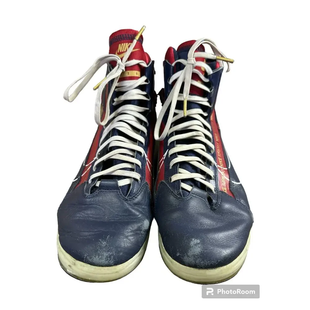 Men’s Nike Red White Blue 720 Saturn Olympic A02110-400 Air Max Shoes Size 10